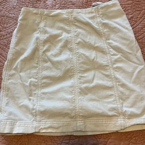 FREE PEOPLE - Modern Femme Denim Mini Green Skirt Size 4